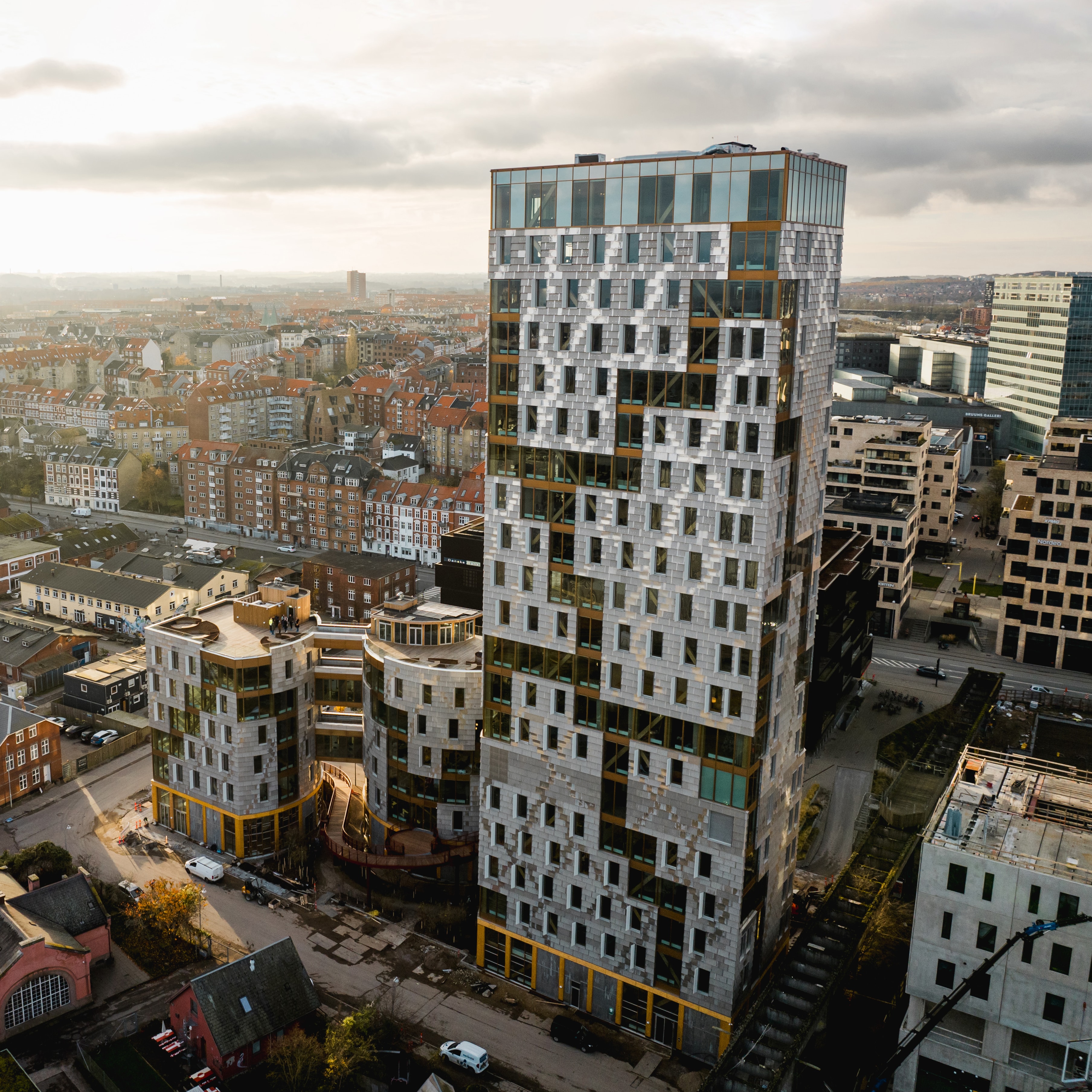 Fotos af regnbuen i Aarhus