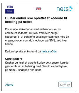 Nets opret kodeord